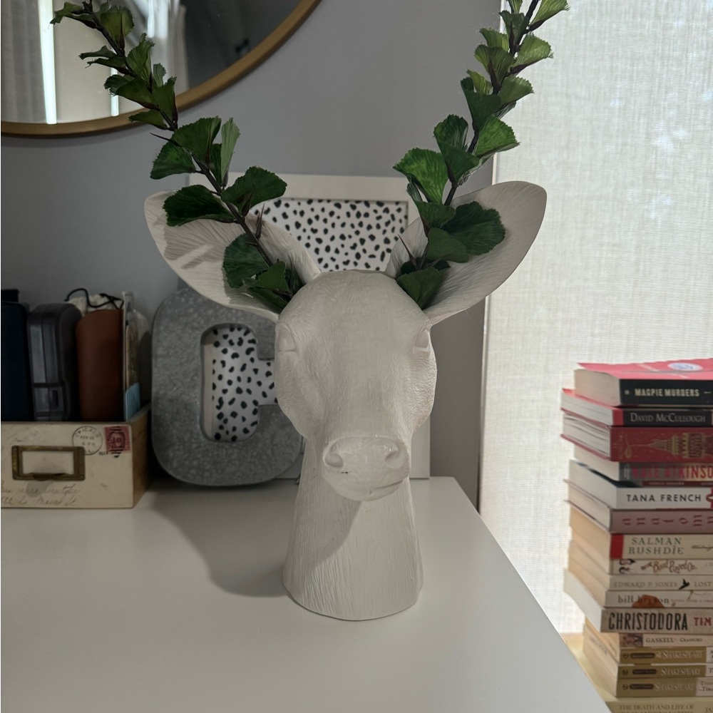 Anthropologie Deer Vase